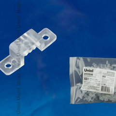 Крепление для светодиодной ленты Uniel UCC-K10 Clear 100 Polybag UL-00000866