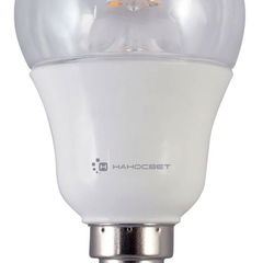 Лампа светодиодная Наносвет E14 7,5W 2700K прозрачная LC-P45CL-7.5/E14/827 L208