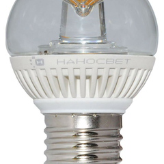 Лампа светодиодная Наносвет E27 5W 2700K прозрачная LC-GCL-5/E27/827 L141