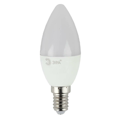 Лампа светодиодная ЭРА E14 9W 6000K матовая LED B35-9W-860-E14 Б0031403