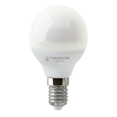 Лампа светодиодная Thomson E14 10W 6500K шар матовая TH-B2317