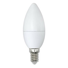 Лампа светодиодная E14 9W 3000K матовая LED-C37-9W/WW/E14/FR/NR UL-00003804