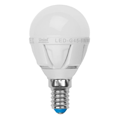 LED-G45-7W/WW/E14/FR PLP0 Лампочка Uniel