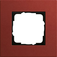Рамка 1-постовая Gira Esprit Lenoleum-Multiplex красный 0211229