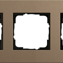 Рамка 3-постовая Gira Esprit Lenoleum-Multiplex светло-коричневый 0213221