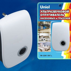 Ультразвуковой отпугиватель насекомых и грызунов Uniel UDR-E11 White UL-00004562